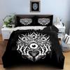 Skull eye pattern. Bedding Duvet cover sets Duvet covers Pillowcases gifts (1 * Duvet Cover 2 * Pillowcases, without duvet insert)