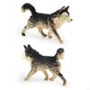 62KD Dog Figurines Playset 8PCS Realistic Detailed Plastic Puppy Figures Toy Dogs