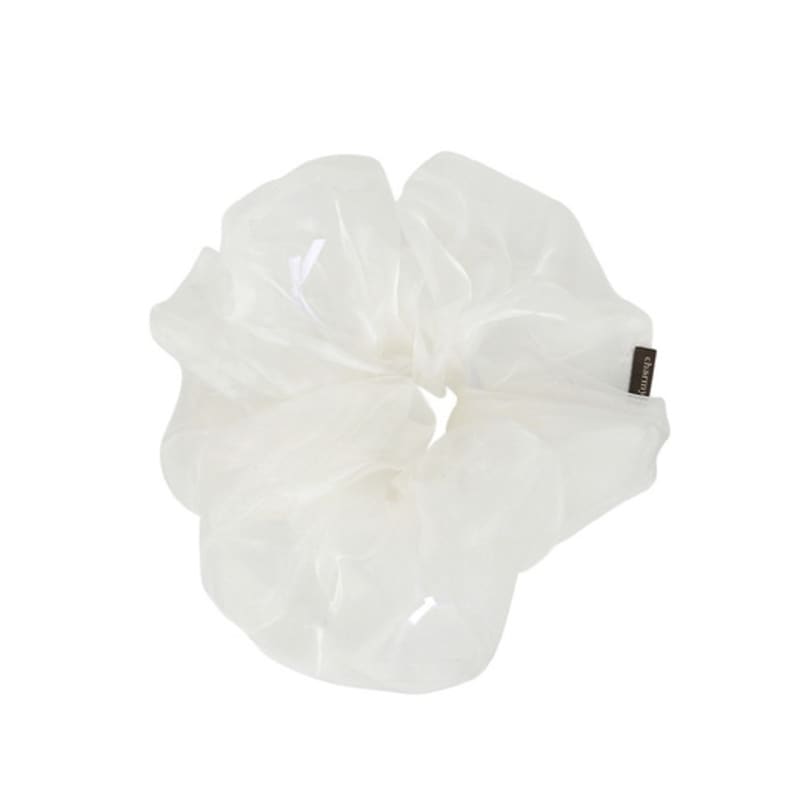 Charmy Baby Ribbon Scrunchie_Elfenbein