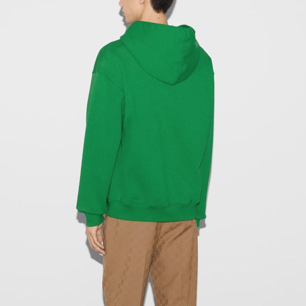 Gucci FW24 Sweatshirt Men's Green 782788-XJGIE-3063