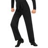 Boys Latin Dance Pants Drawstring Elastic Waistband Trousers Dancing Practice Performance
