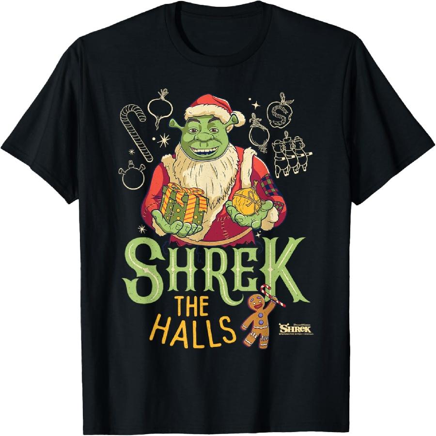 Футболка Шрек и Рождество Пряня S