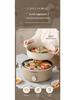Multifunctional Electric Cooking Pot: Large Capacity Hot Pot, Non-Stick Frying Pan, Steamer - Ideal for Dormitories and Households
