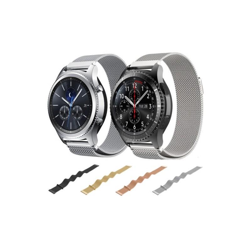 Elegant Milanese Magnetic Stainless Steel Watch Band Strap For Samsung Gear S3 Frontier