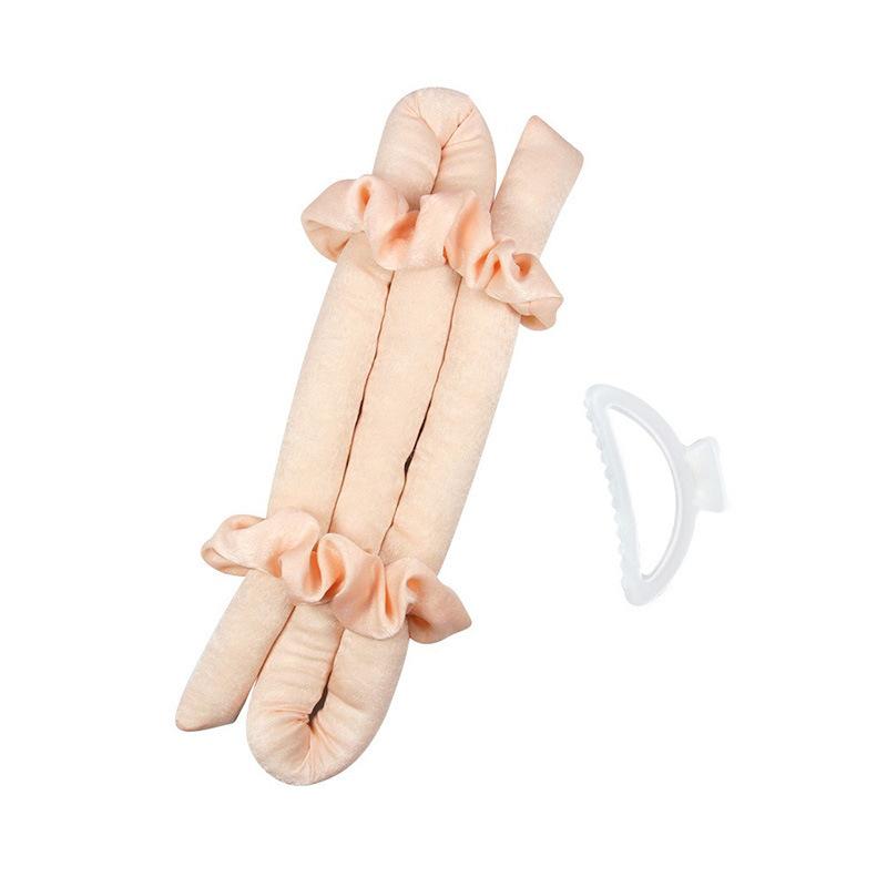 

PP cotton big wave women s hair reel, European and American lazy people sleep without heat and no perm curling iron