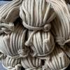 1.5-10mm White Core-Spun Cotton Braided Round Drawstring Rope