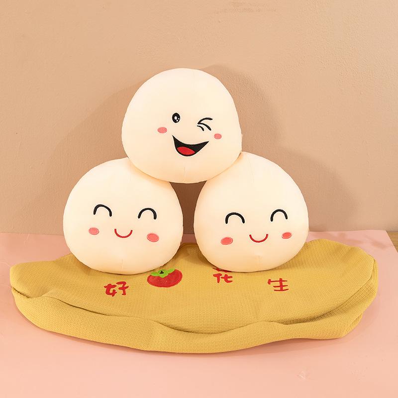 Creative Persimmon Peanut Plush Toy Children's Dolls Activity Sprinkle Gifts for Girls' Bedside Pillow