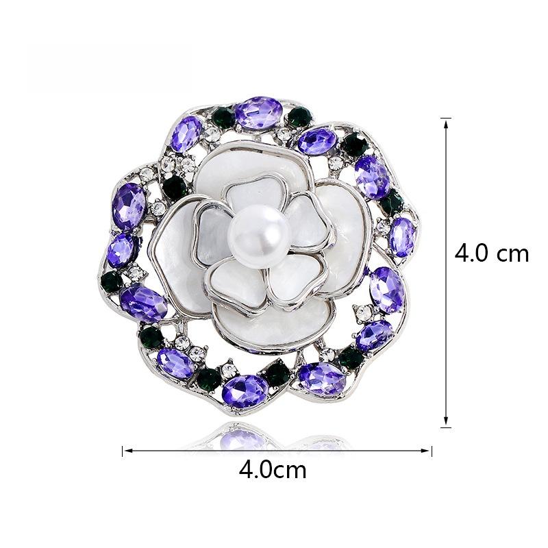 1Pcs Trendy Animal Insect Lapel Pin Elegant Crystal Enamel Butterfly Brooch For Men'S Suit Fashion Clothing Accessory Jewelry