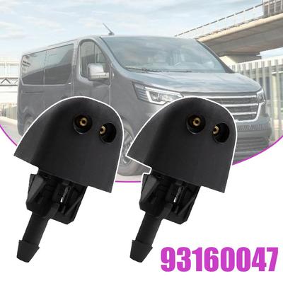 2x Trysky ostřikovače předního skla Vodní trysky Sprej 93160047 7700823915 Pro Renault Trafic II X83 Opel Vauxhall Vivaro Primastar