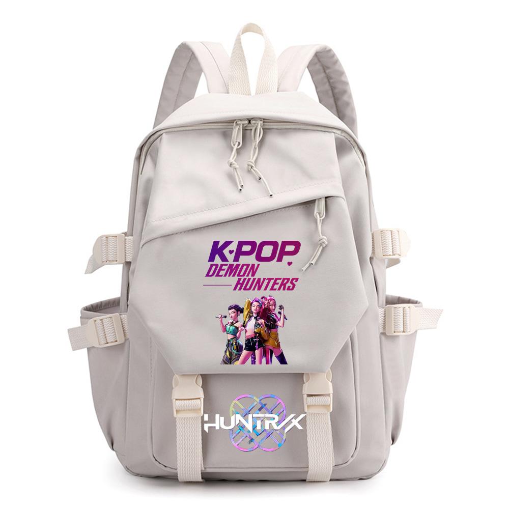 Anime Kpop Dämonenjäger Bedruckter Rucksack für Teenager Junge Mädchen Schulanfang Schultasche Kinder Student Buchrucksack Frauen Reisetasche Kindergeschenk Mochila