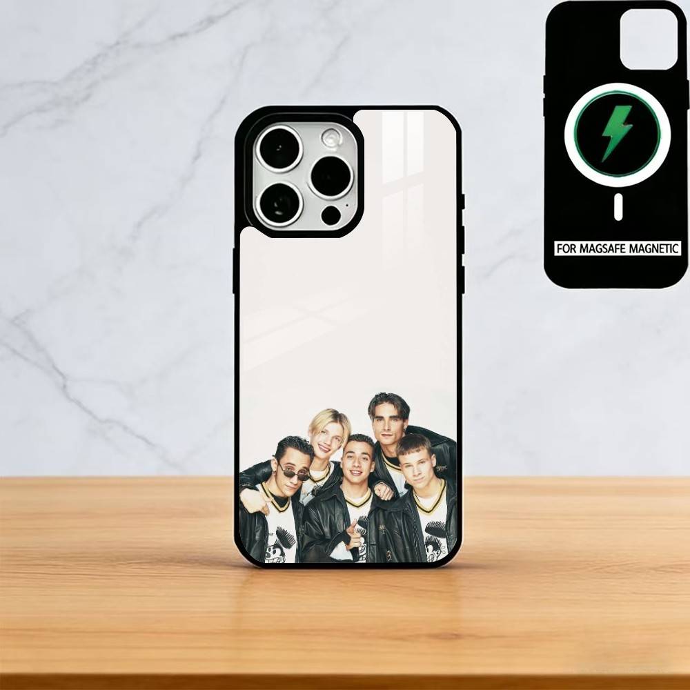 B-Backstreet Boys BSB Pouzdro na telefon Pro iPhone17,16,15,14,13,12,11 Plus,Pro Magnetické Pro Magsafe Bezdrátové nabíjení