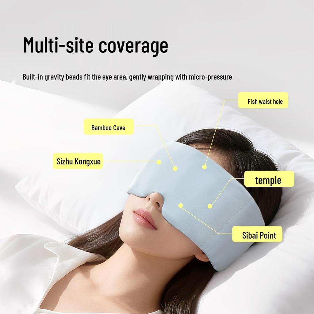 Herbal Eye Mask for Sleep – Light Blocking, Hot/Cold Compress, Unisex, Ideal for Naps & Sleep Aid