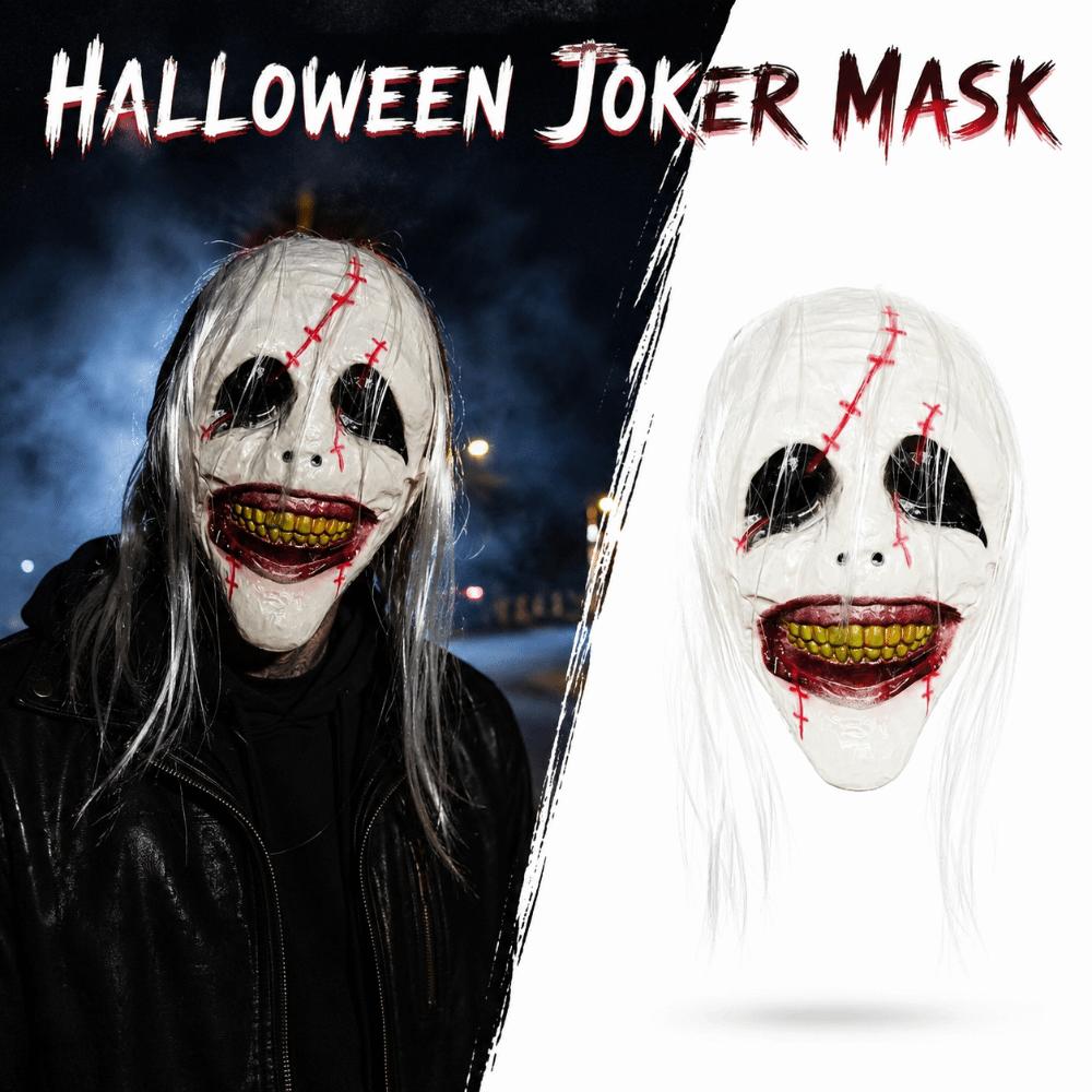Spooky Scary Clown Mask Creativity Full Face Mask Terrifying Cosplay Mask Costume Party Supplies