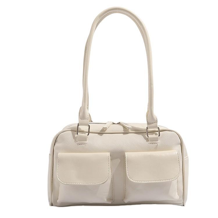 Korean blogger's sweet and cool underarm bag 2025 niche design classic fashion handbag shoulder bag bowling bag
