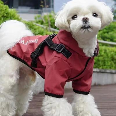 Dog Raincoat 1pc Waterproof for Cats and Dogs All-inclusive Breathable Rain Poncho Dogs Reflective Pet Supplies