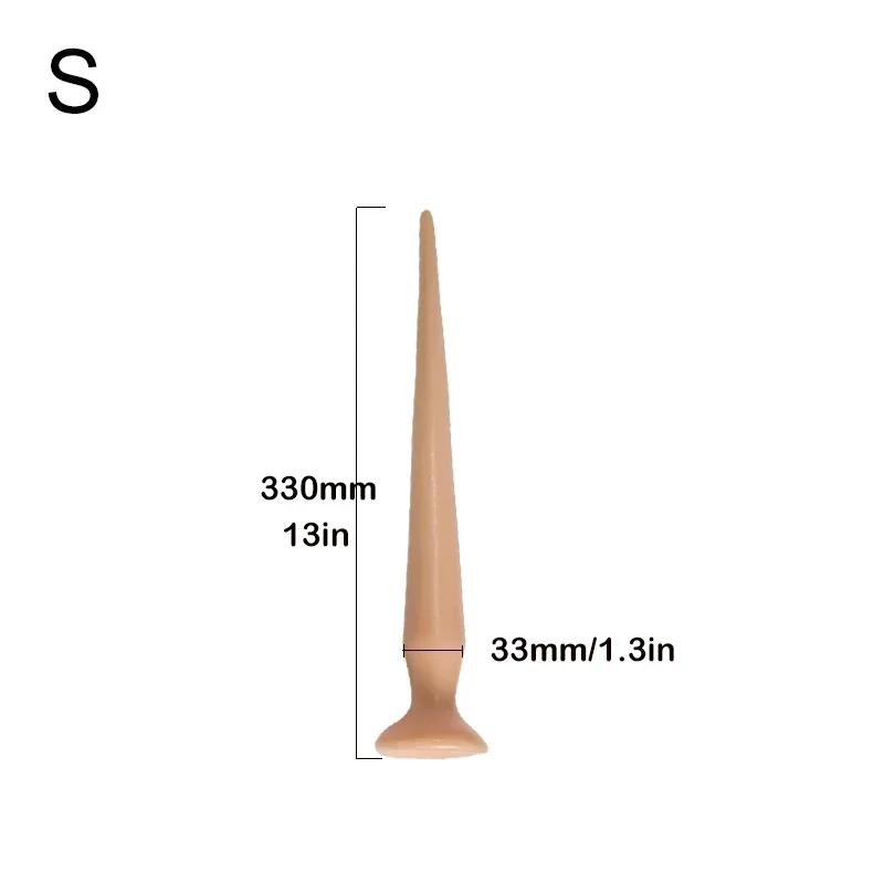Long Anal Plug Dildo Super Soft Flexible Butt Plug Prostate Massage Anal Dilator Long Dick Ass Sex Toys For Men Women Couples