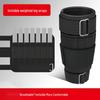 Adjustable Weighted Ankle Straps with Steel Plates