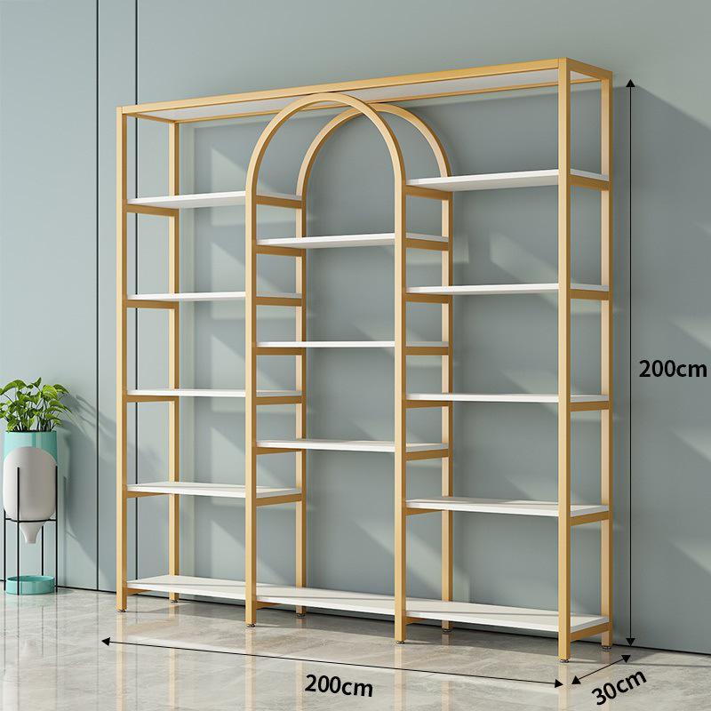 Elegant Display Stand: Nail Art and Skincare Storage Rack for Beauty Salons