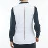 New Balance Golf Crew Neck Knit Vest Logo 0 (Stretch, Jacquard) / Women's / 012-4273501 030_White [S]