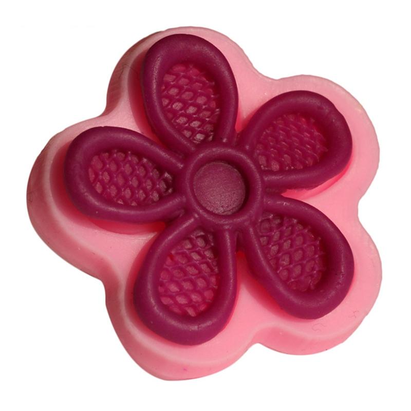 3Pcs/Lot 3D Flower Shape Chocolate Soap Mould Chocolate Cake Decorating Tools DIY Baking Fondant Sil