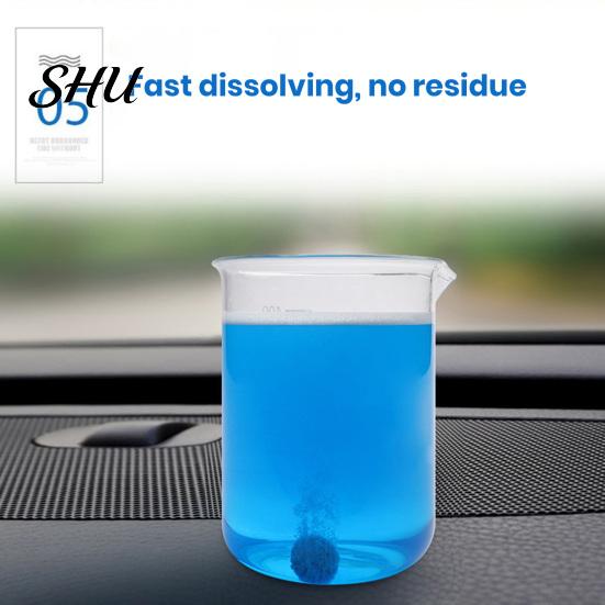 Wiper Blade Softener 10/20/40Pcs Auto Glass Water Effervescent Tablets Solid Windshield Cleaner Windscreen Super Concentrated Car Wash Fluid Cleaning