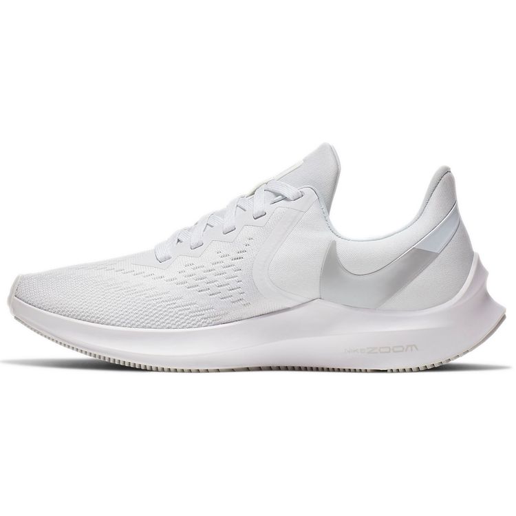 

Белые женские кроссовки Nike Zoom Winflo 6 Mtlc-Platinum AQ8228-100