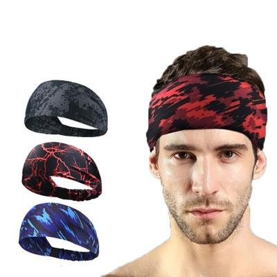 Absorbierendes Radsport-Stirnband Tennis-Bandana Damen Herren Haarschals Rutschfest Laufen Fitness Wandern Fahrrad Bycicle Bandana