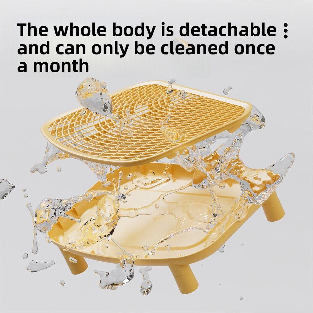 Heightened Pet Cat Litter Mat Plastic Cat Litter Trapping Mat Indoor