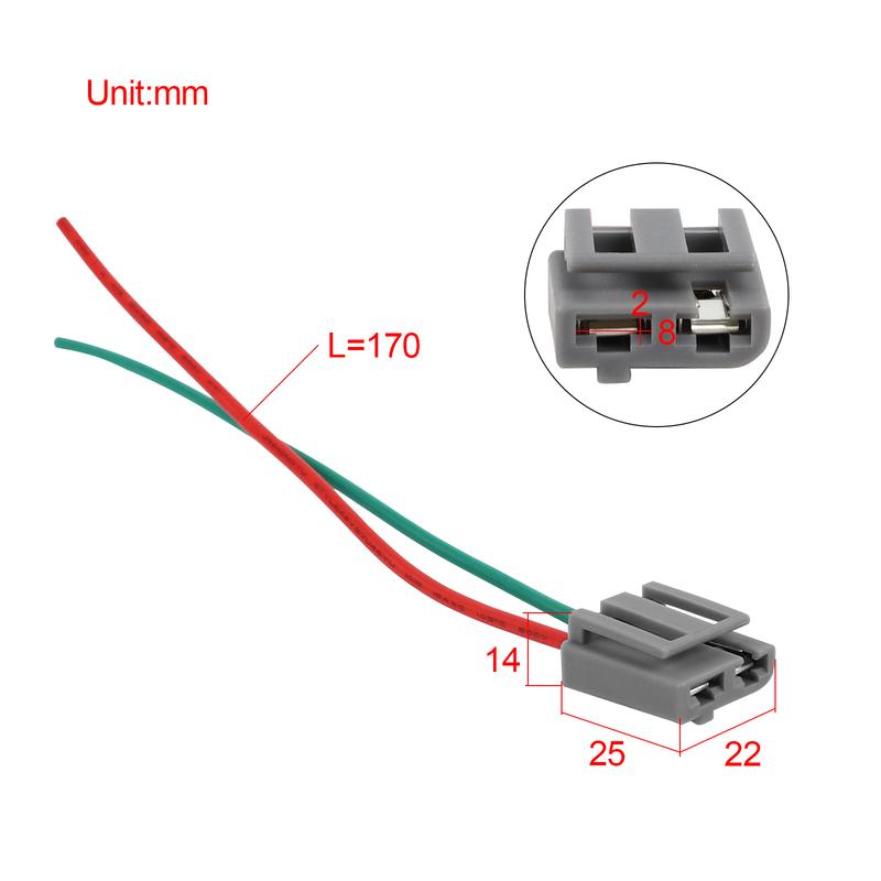 2 Pack HEI Distributor Connector Pigtail Wire Harness 12V Tachometer Connector Plug for RV Chevy GMC Yukon Cadillac 170072