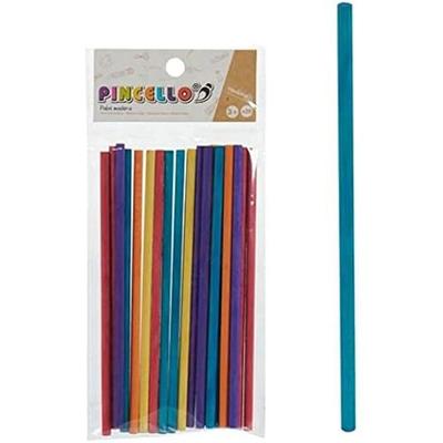 Brushes - PINCELLO - Set of 20 - 0.5 X 20.5 X 9.5 Cm - Mixed - Wood