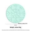 Double Sided Heat Resistant Table Mat Snowflake Shape Christmas Decorative Placemat Non-slip Kitchen Dining Pad for Food Safety