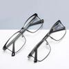 Classic Reading Glasses Metal Frame Men Anti Blue Light Business Presbyopic Glasses Optical Eyewear Vision Care +1.0~+4.0