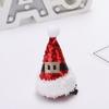 Cloth Zinc Zinc Alloy Christmas Hair Clip Korean Style Headwear Kids Hair Accessories Christmas Hat Hairpin