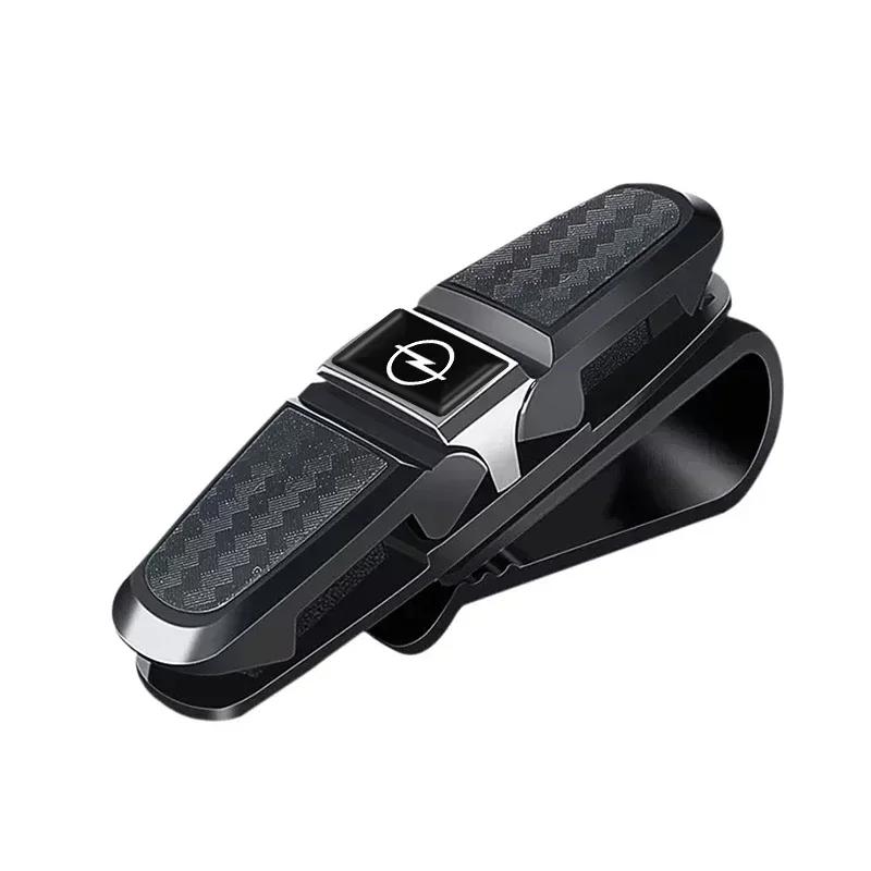 ZZTJ9 Car Glasses Holder 180 Degree Rotation Car Glasses Clip For Opel Astra H G J Insignia Mokka Zafira Corsa Vectra C D Antara Combo