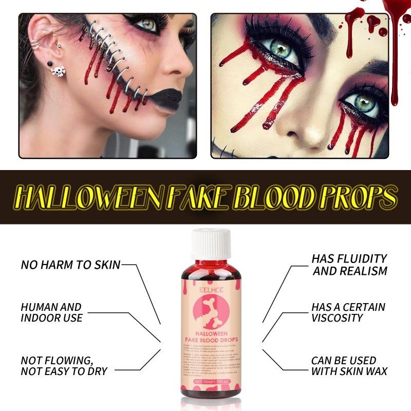 EELHOE Halloween plasma props plasma spray fake blood vampire zombie blood simulation spoof makeup props