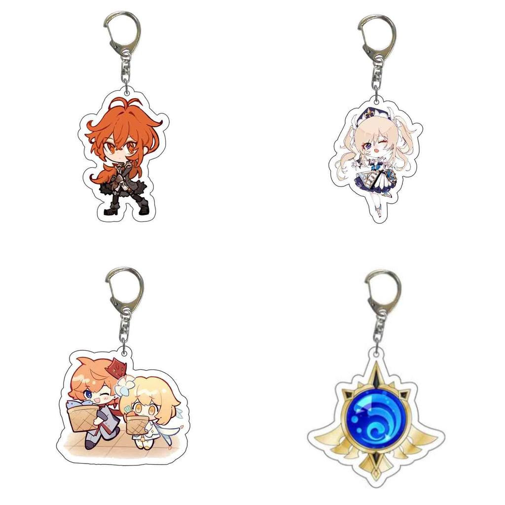 Vibrant Cartoon Keychain With Alloy Silicone Chain For Kids And Fans