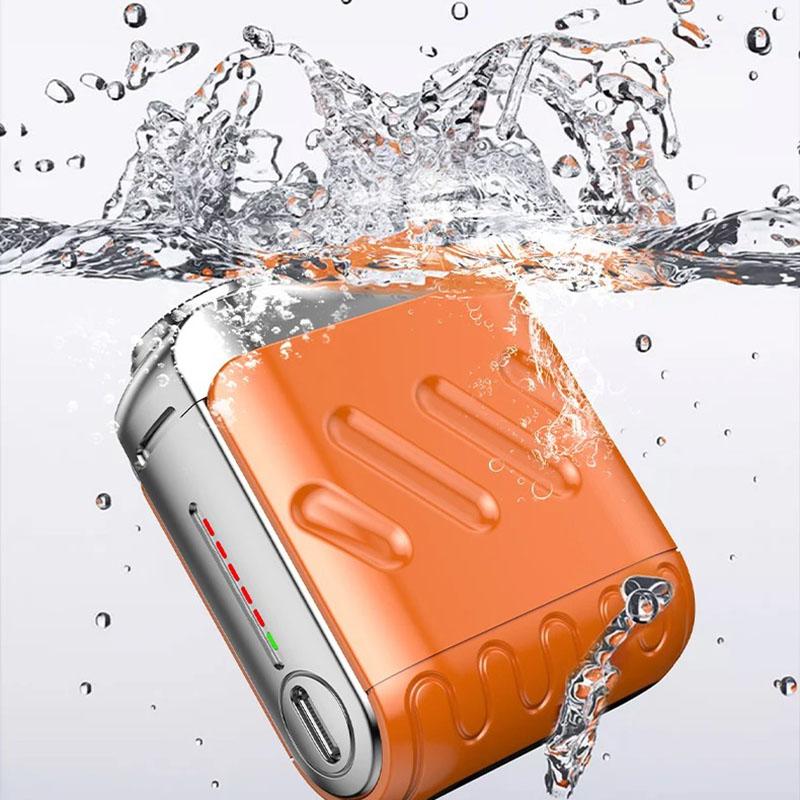 Męska Mini Golarka Elektryczna Podwójna Głowica Wodoodporna Typ-C Akumulatorowa Golarka Podróżna Golarka Rotacyjna Przenośne Narzędzie do Trymerowania Włosów i Brody