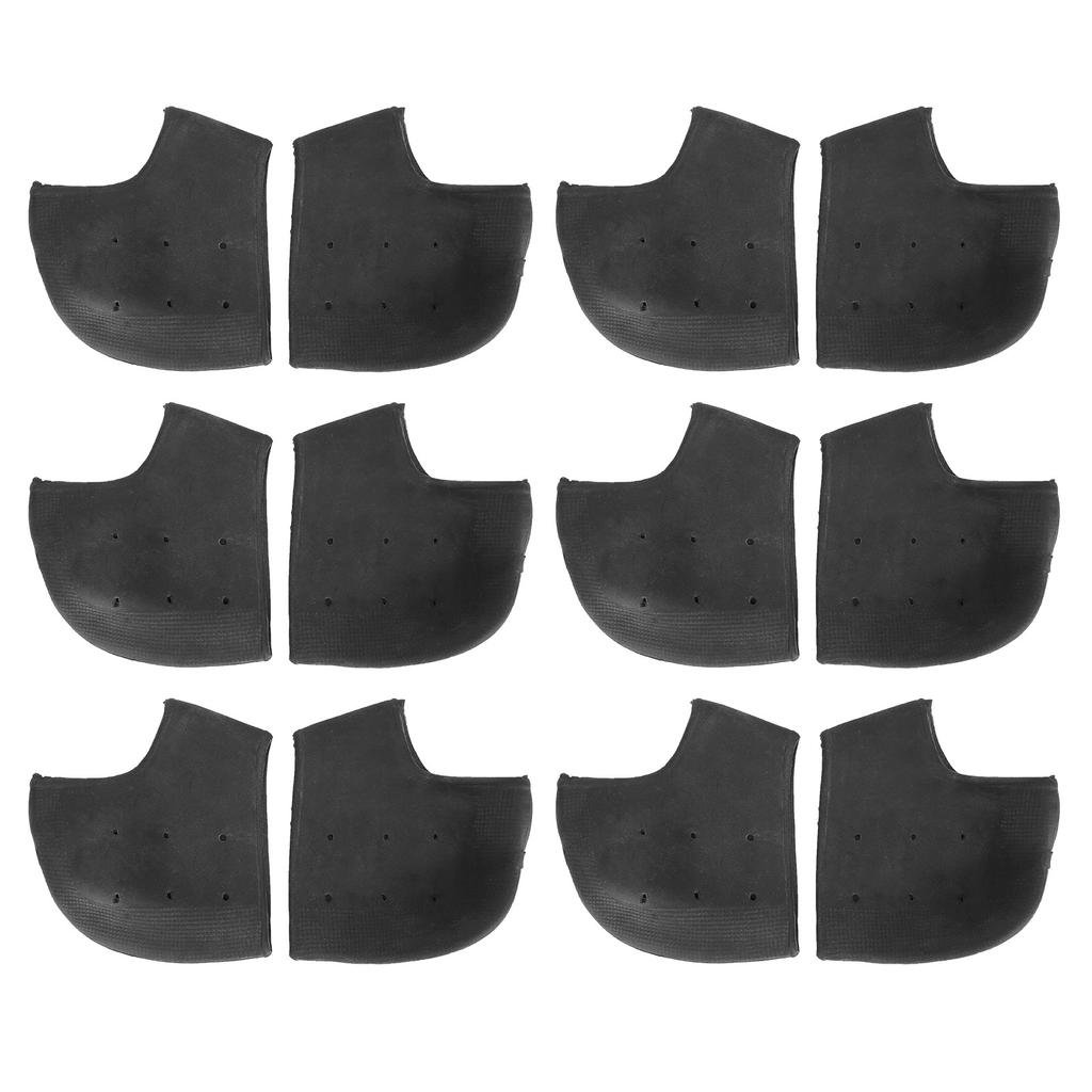 6 pares de almohadillas para el talón Protector de cojín cubierta protectora del talón con absorción de impactos con agujeros
