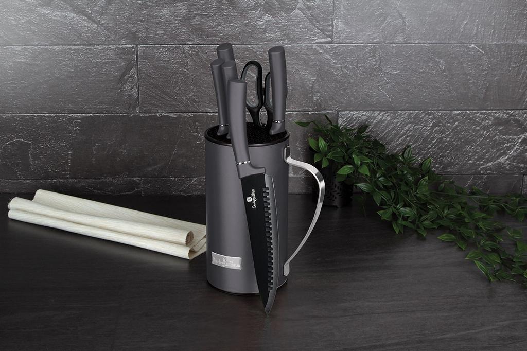 Zestaw noży berlinger haus bh-2600 w stojaku lumarko!