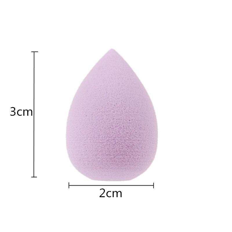 8 sztuk Mini gąbka do makijażu twarz uroda puder kosmetyczny Puff do podkładu kremowy korektor makijaż Beauty Blender narzędzie WBL