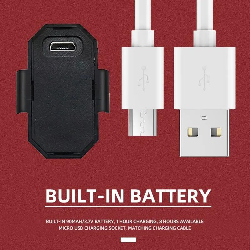 1pc Universal Strobe Light for Motorcycle Scooter Car LED Anti-collision Warning Light 7 Color Drone Flash Turn Signal Indicator