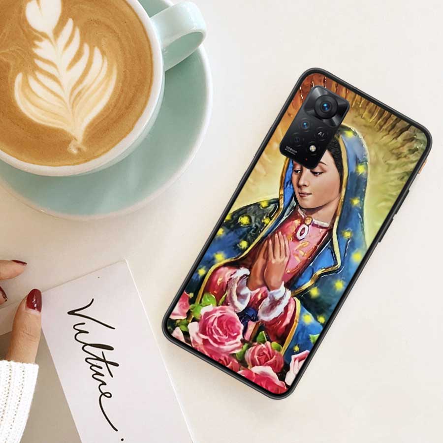 Virgin De Guadalupe Virgen Mary Phone Case For Redmi Note 14 13 Pro 5G Plus 12 12C 10 10A 10C 9 9A 9C 9T 8 8A K60 K70 Pro Xiaomi