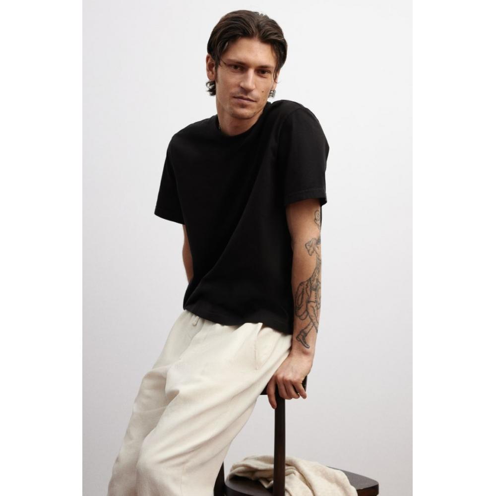 H M T sHirT Regular fiT Black