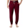 Men's Drawstring Pocket Cuffed Casual Pants Home Sleep Pants