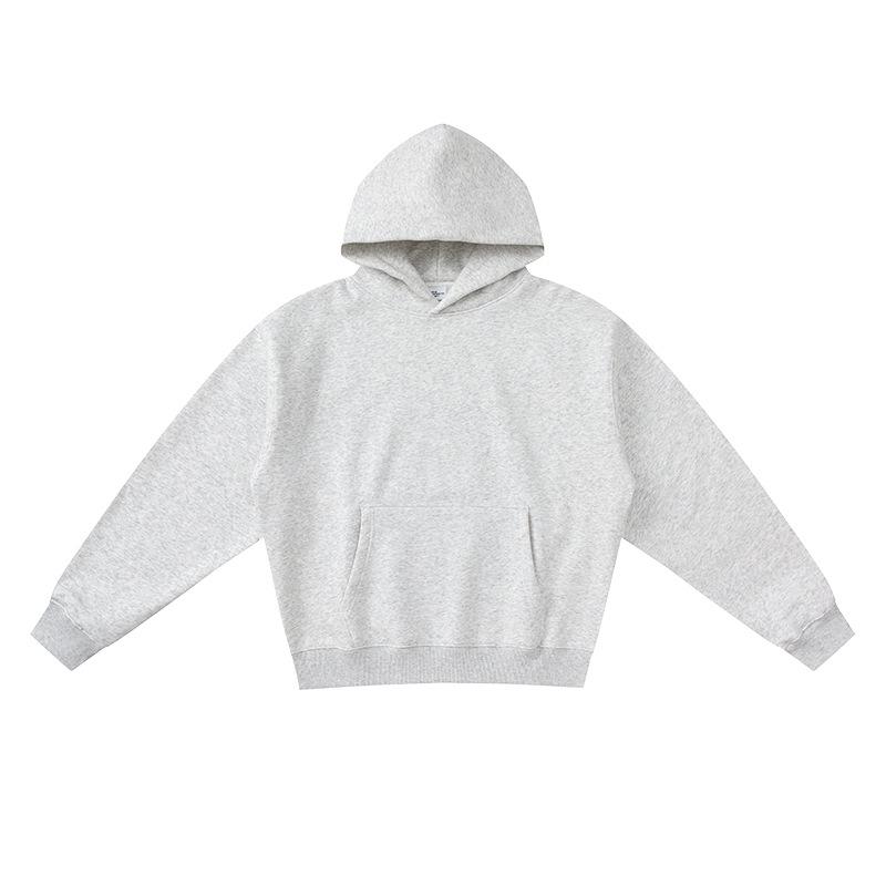UNF 500G Heavyweight Fleece-Lined Hooded Pullover Sweatshirt for Men and Women, Ideal for Autumn and Winter