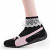 Solid Color Short Socks Women Japanese Fashion Black White Gray Low Cut Ankle Socks Lolita Sweet Girls Cute Lace Ruffle Socks