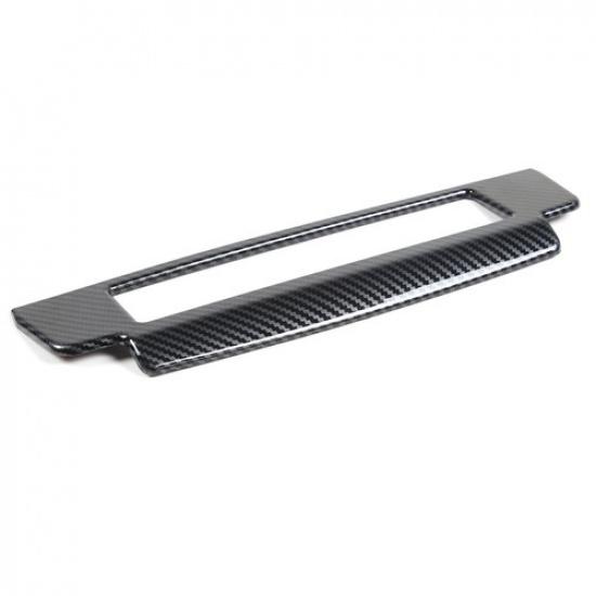 ABS Carbon Fiber Center Button USB Panel Cover Trim For Nissan Frontier +