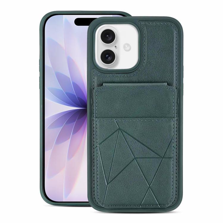 Multifunctional Vertical Flip Card Wallet Holder Vegan Leather Back Phone Case
