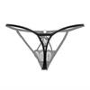 Hollow Sexy Thong Low Waist Transparent Lace Elastic Underwear Women's French Temptation Seamless T Pants 2154