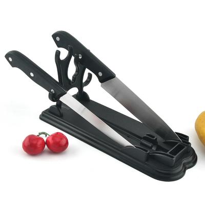 Plastic Knife Rack Household Kitchen Knife Storage Rack Detachable and Foldable Knife Holder Household Kitchen Storage Tool
